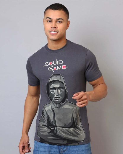 Squid Game Printed Regular Fit Tshirt For Men
