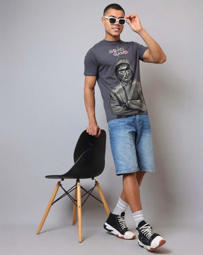 Squid Game Printed Regular Fit Tshirt For Men - Image 4