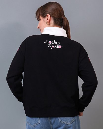 Squid Game Printed Relaxed Fit Sweatshirt For Women - Image 2