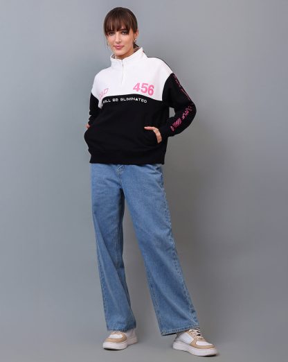 Squid Game Printed Relaxed Fit Sweatshirt For Women - Image 3