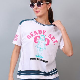 Squid Game Printed Oversized Tshirt For Women