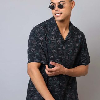 Squid Game Printed Regular Fit Shirt For Men