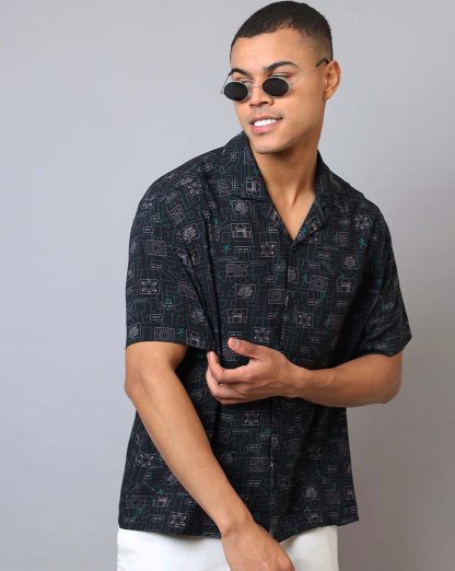 Squid Game Printed Regular Fit Shirt For Men