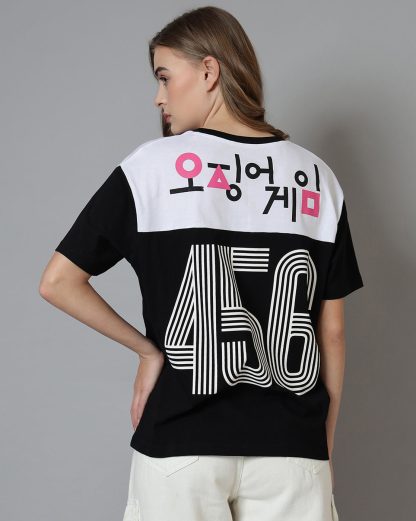Squid Game Oversized Tshirt Women