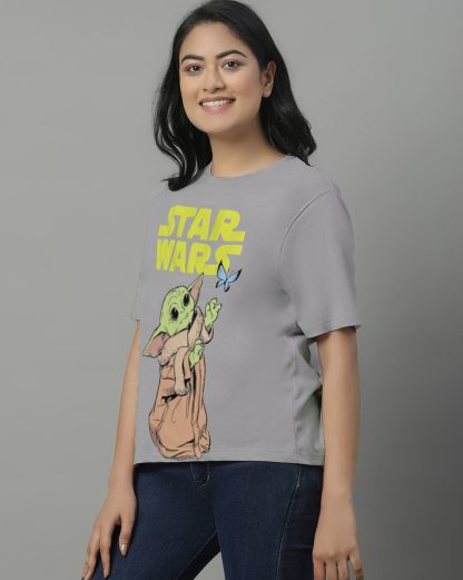 Star Wars Baby Yoda Tshirt Women - Image 2