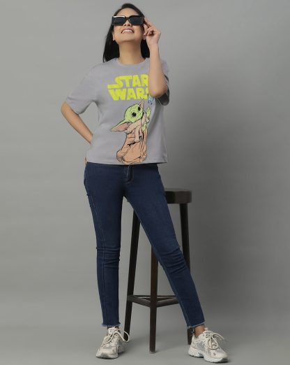 Star Wars Baby Yoda Tshirt Women - Image 4