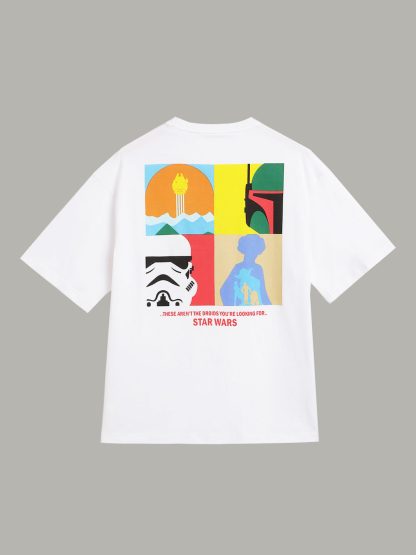 Star Wars Ep- Ix Printed Oversized Tshirt For Men - Image 7