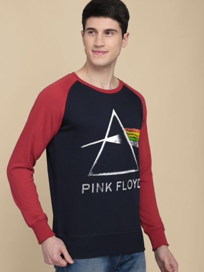Pink Floyd Navy Sweatshirt For Men - Image 3