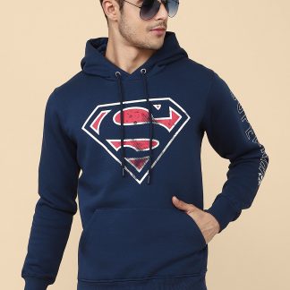 Superman Blue Hoodie For Men