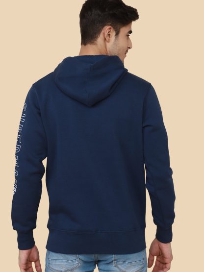 Superman Blue Hoodie For Men - Image 4