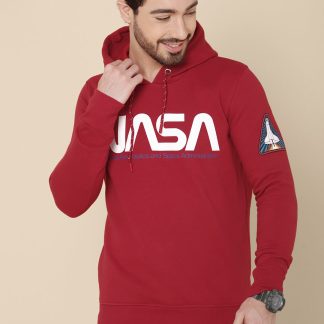 NASA Red Hoodie For Men