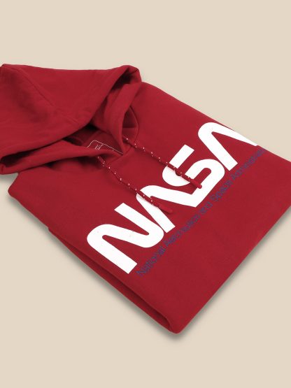 NASA Red Hoodie For Men - Image 2