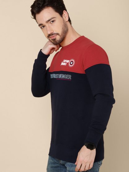 Captain America Regular Fit Sweatshirt For Men - Image 3