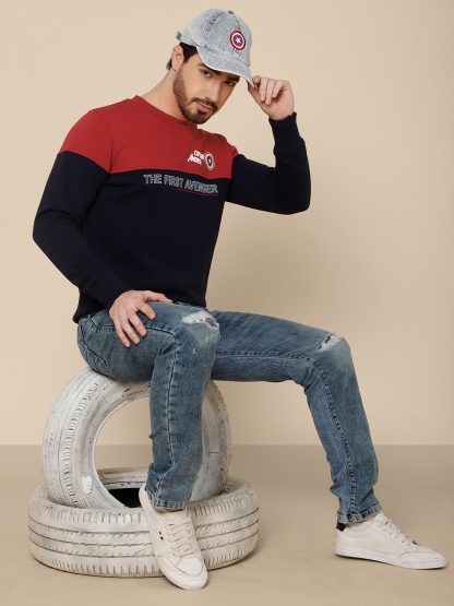 Captain America Regular Fit Sweatshirt For Men - Image 5