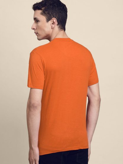 Mickey & Friends Orange Tshirt For Men - Image 4