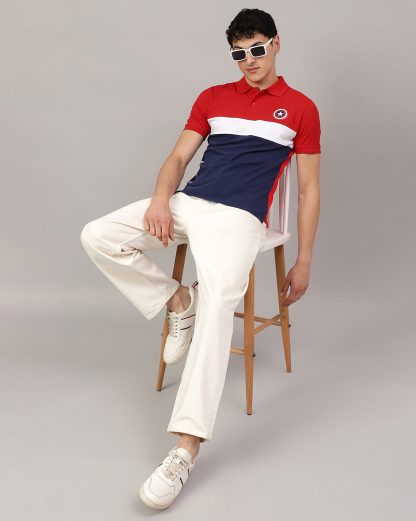 Captain America Regular Fit Polo T-Shirt For Men - Image 5