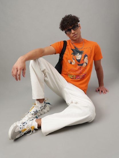 Dragon Ball Z Orange Tshirt For Men - Image 4