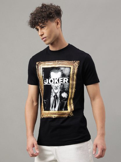 Joker Black Tshirt For Men - Image 3