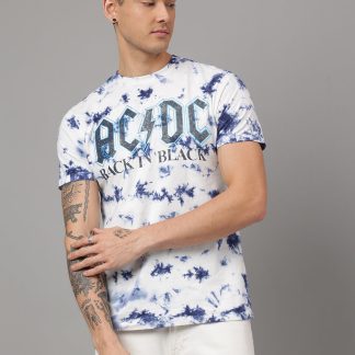 AC/DC Blue Tshirt For Men
