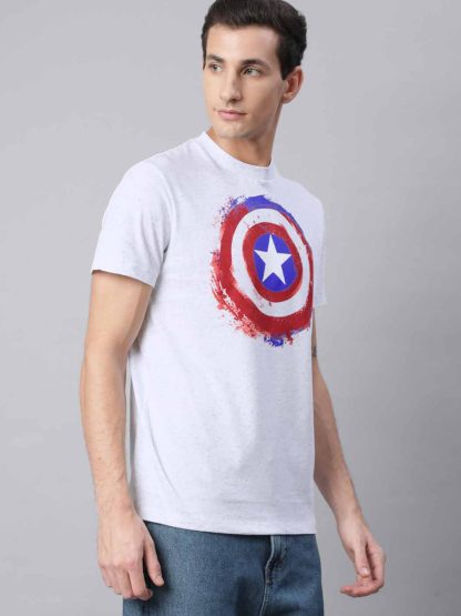 Captain America Blue Tshirt For Men - Image 3