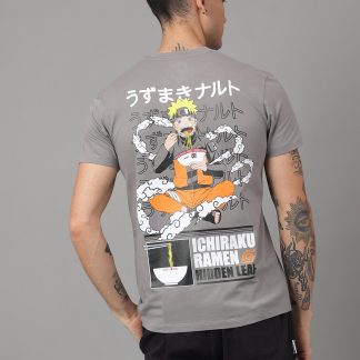 Naruto Grey Tshirt For Men