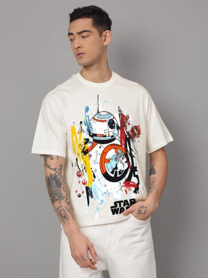 Star Wars White Tshirt For Men