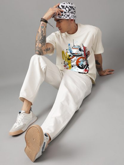 Star Wars White Tshirt For Men - Image 4
