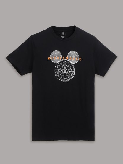Mickey & Friends Black Tshirt For Men - Image 6