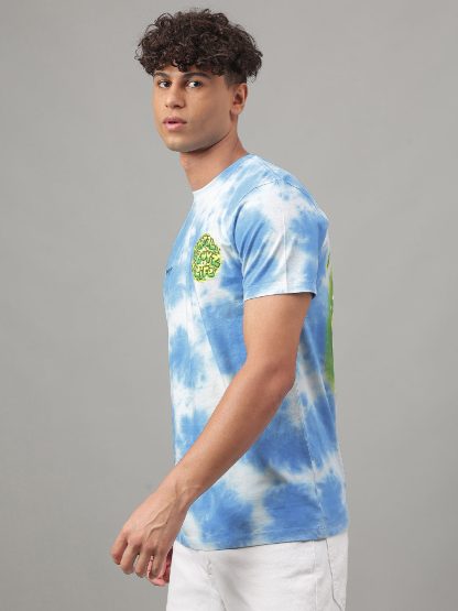 Rick & Morty Blue Tshirt For Men - Image 3