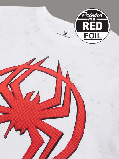 Spiderman White Tshirt For Men - Image 2