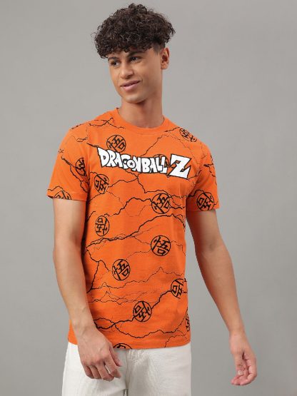 Dragon Ball Z Orange Tshirt For Men
