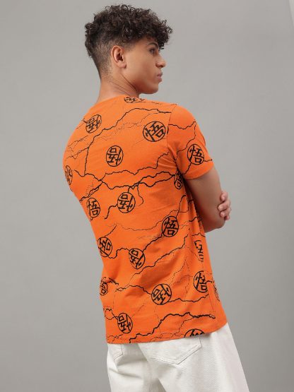 Dragon Ball Z Orange Tshirt For Men - Image 2