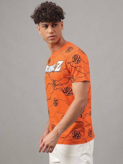 Dragon Ball Z Orange Tshirt For Men - Image 3