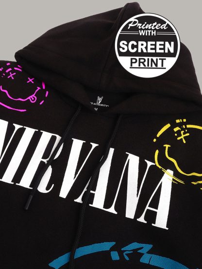 Nirvana Black Hoodie For Men - Image 2