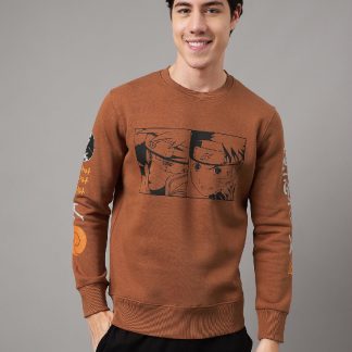 Naruto Brown Sweatshirt For Men