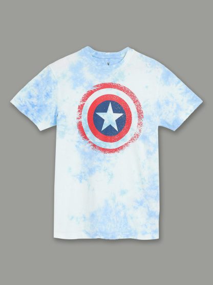 Captain America Blue Tshirt For Men - Image 6