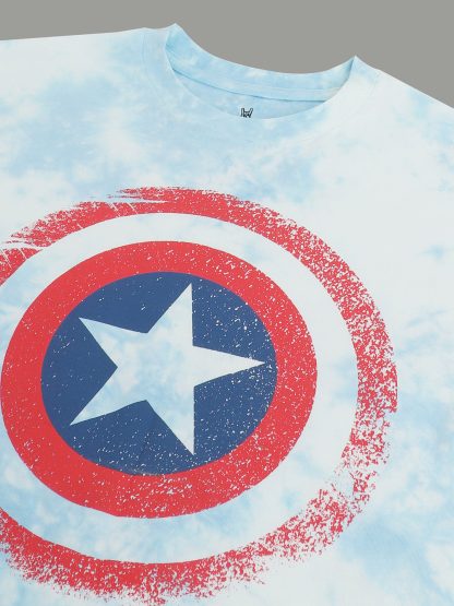 Captain America Blue Tshirt For Men - Image 8