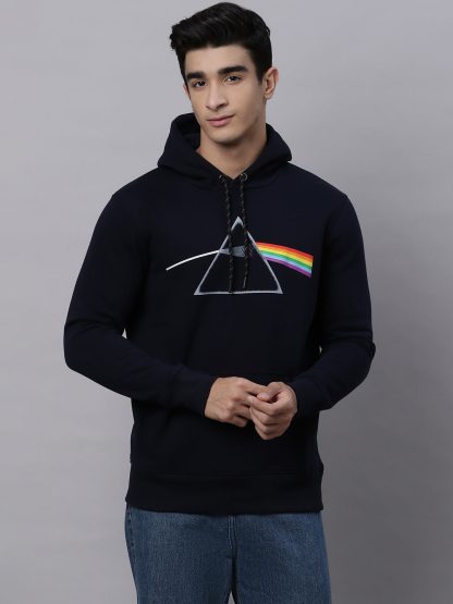Pink Floyd Navy Hoodie For Men - Image 3