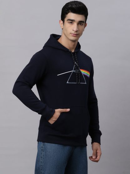 Pink Floyd Navy Hoodie For Men - Image 4