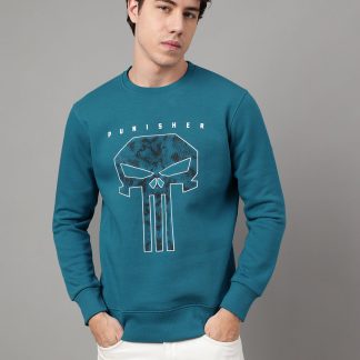 Punisher Blue Sweatshirt For Men