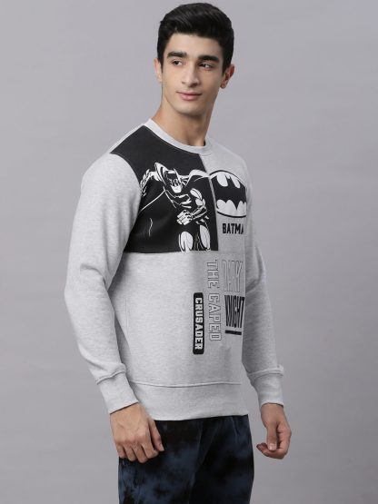 Batman Grey Sweatshirt For Men - Image 3