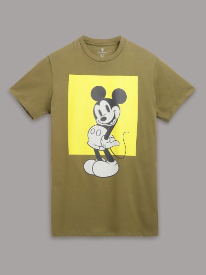 Mickey & Friends Green Tshirt For Men - Image 6
