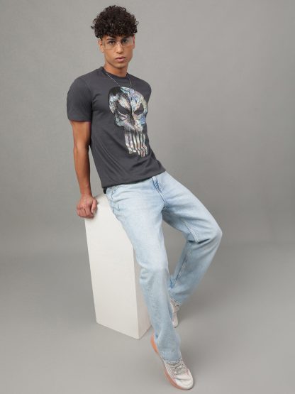 Punisher Grey Tshirt For Men - Image 4