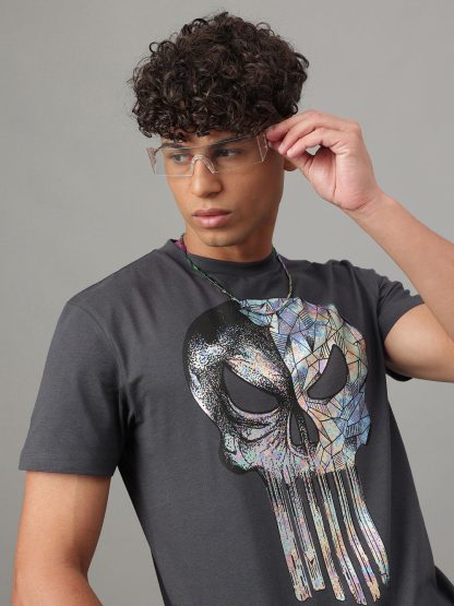Punisher Grey Tshirt For Men - Image 5