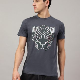 Black Panther Regular Fit Tshirt For Men