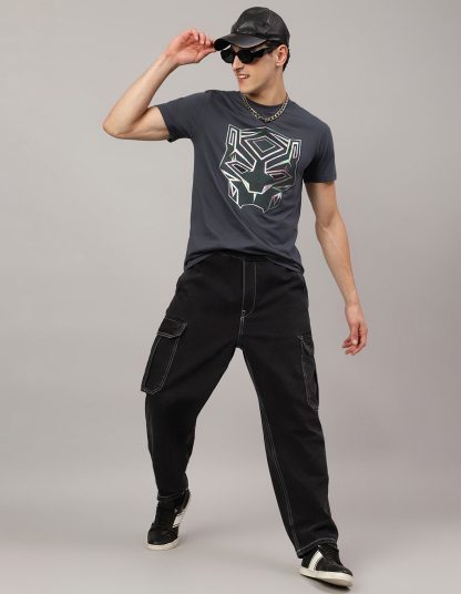 Black Panther Regular Fit Tshirt For Men - Image 5