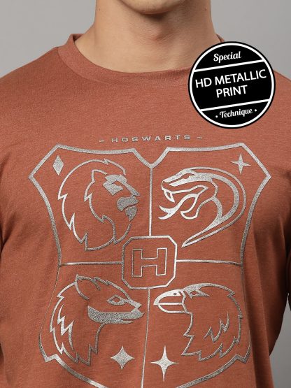 Harry Potter Brown Tshirt For Men - Image 2