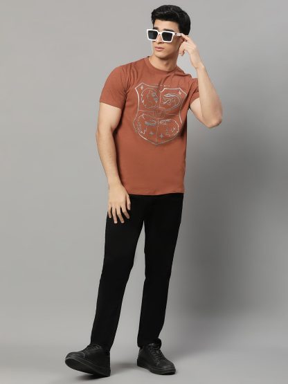 Harry Potter Brown Tshirt For Men - Image 4