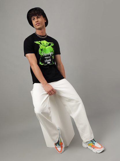 The Mandalorian Black Tshirt For Men - Image 4