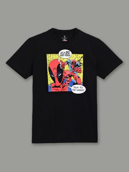 Deadpool Black Tshirt For Men - Image 6